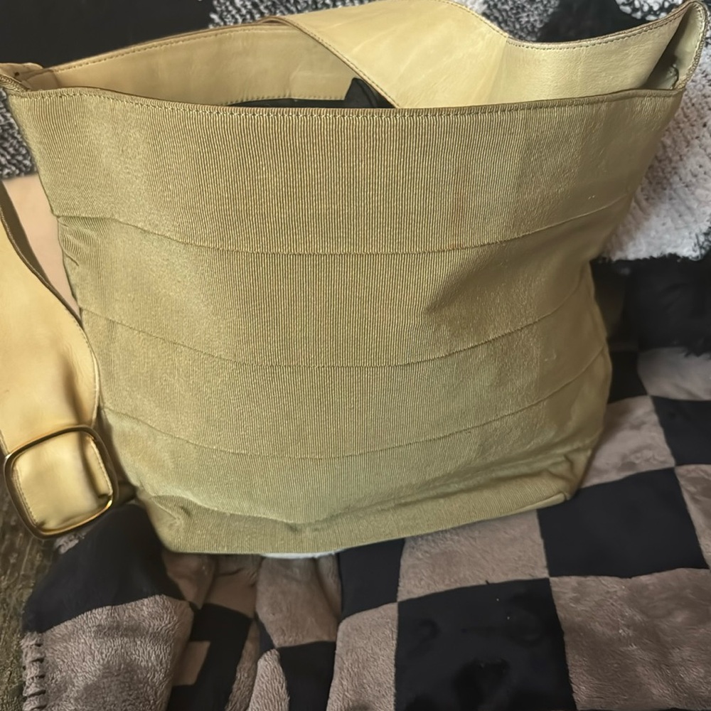 Ferragamo bag green used condition